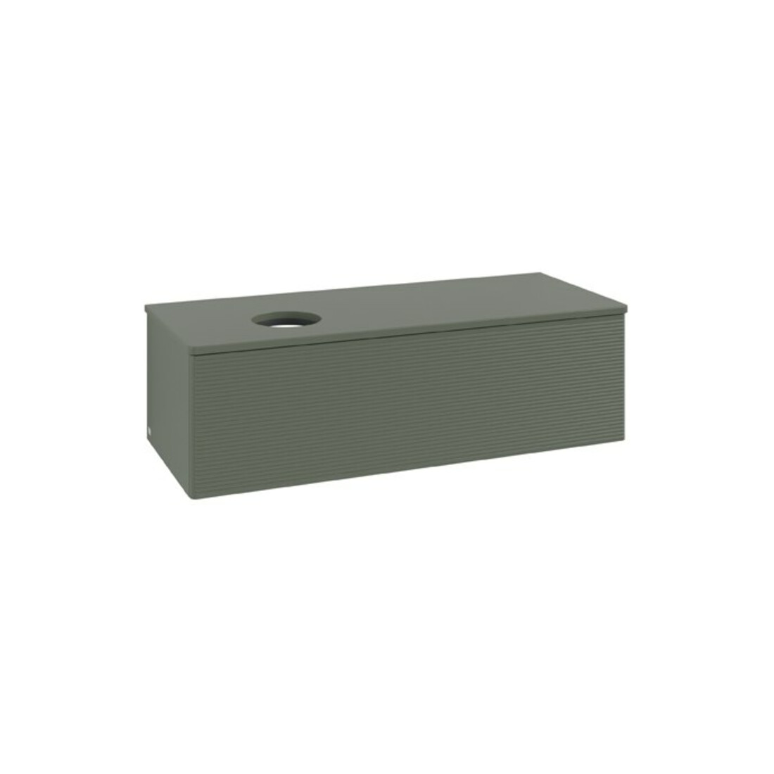 V&B Meuble sous-lavabo avec structure de façade Antao 120x36x50 cm, WBP Lac, lea gre. m Lac