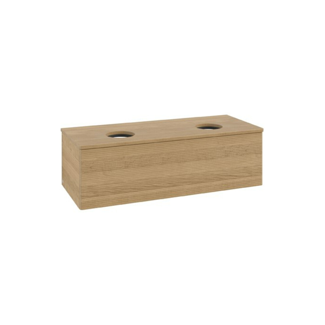 V&B Meuble sous-lavabo avec structure de façade Antao 120x36x50cm, couleur WBP chêne hon. Oa, chêne hon.