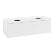 V&B Meuble sous lavabo avec structure de façade Antao 120x36x50cm, couleur WBP Lac, blanc avec Lac