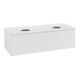 V&B Meuble sous lavabo avec structure de façade Antao 120x36x50cm, couleur WBP Lac, blanc brillant Lac-3