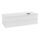 V&B Meuble sous-lavabo avec structure de façade Antao 120x36x50cm, couleur WBP Lac, blanc brillant Lac-3