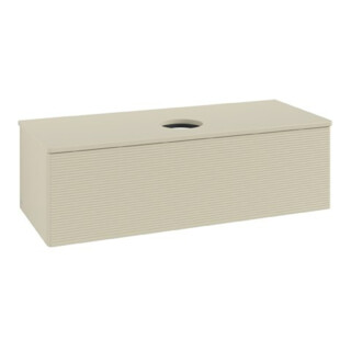 V&B Meuble sous lavabo avec structure de façade Antao 120x36x50cm, couleur WBP Lac, si Gr m Lac