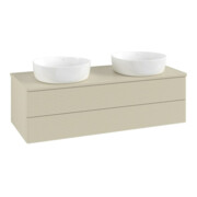 V&B Meuble sous-lavabo avec structure de façade Antao 120x36x50cm, couleur WBP Lac, si Gr m Lac