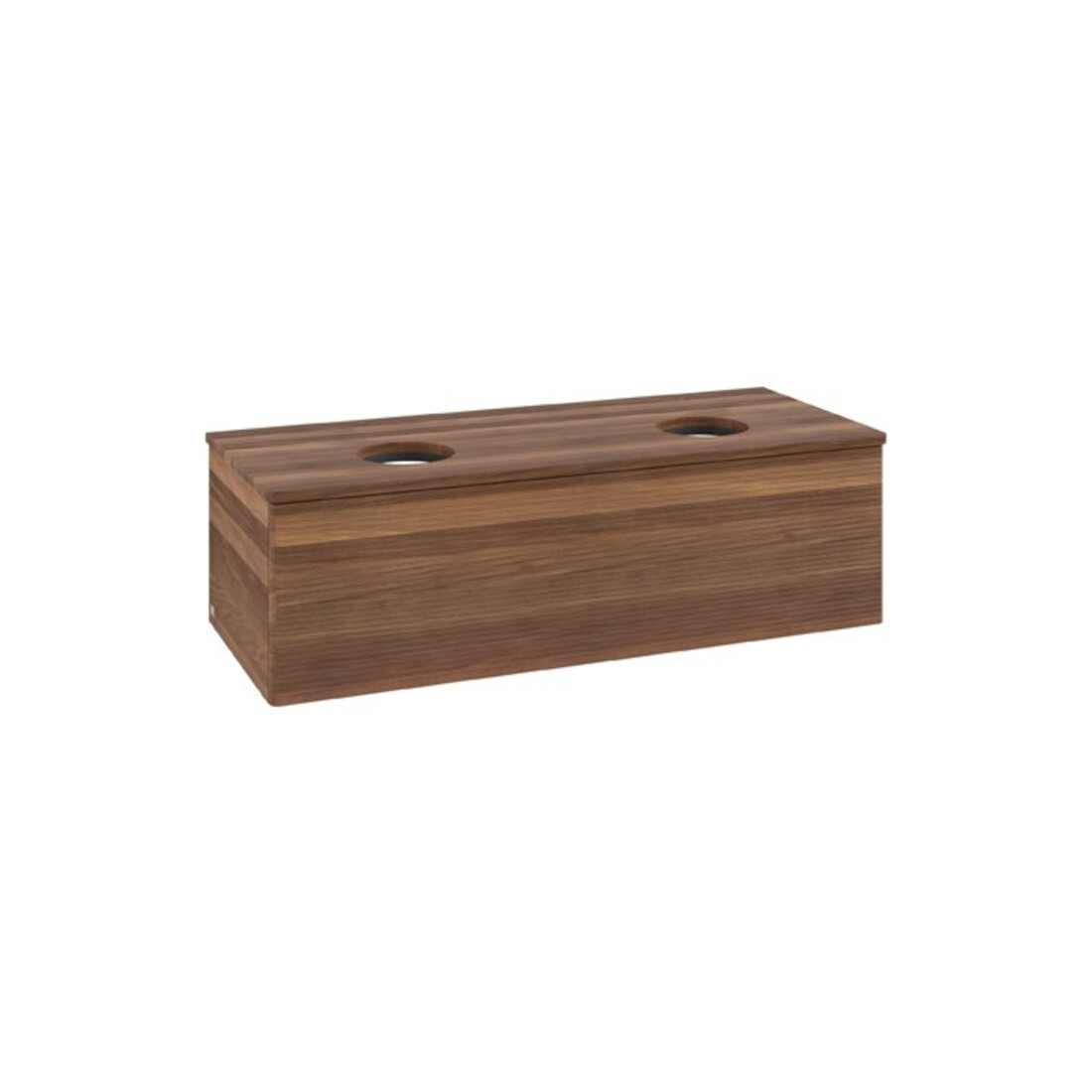 V&B Meuble sous lavabo avec structure de façade Antao 120x36x50cm, couleur WBP w. noyer
