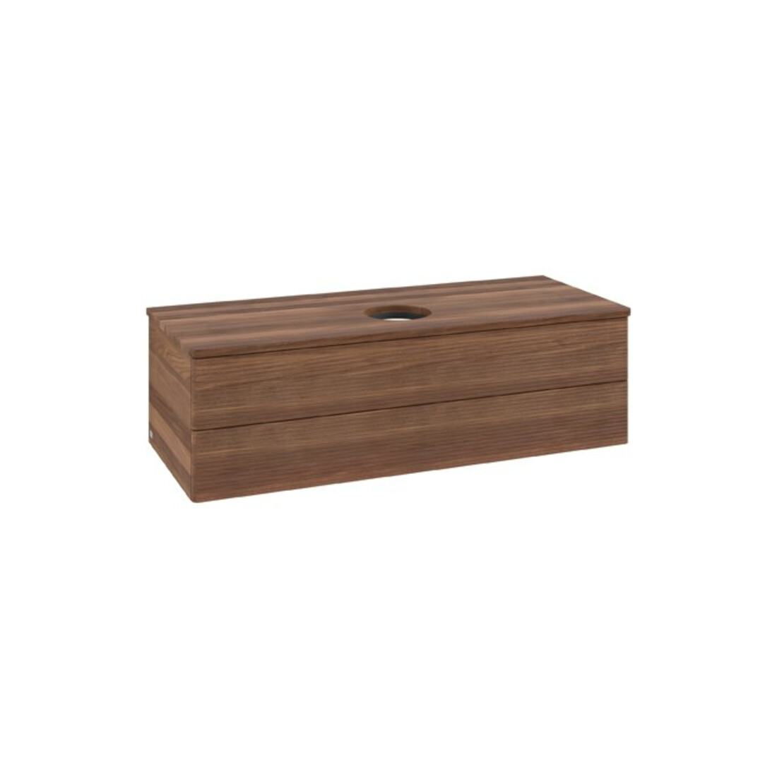 V&B Meuble sous-lavabo avec structure de façade Antao 120x36x50cm, couleur WBP w. noyer