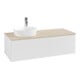V&B Meuble sous lavabo avec structure de façade Antao 120x36x50cm, HL, WBP botti., blanc brillant Lac-1