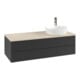 V&B Meuble sous-lavabo avec structure de façade Antao 120x36x50cm, HL, WBP botti., bleu m Lac-3