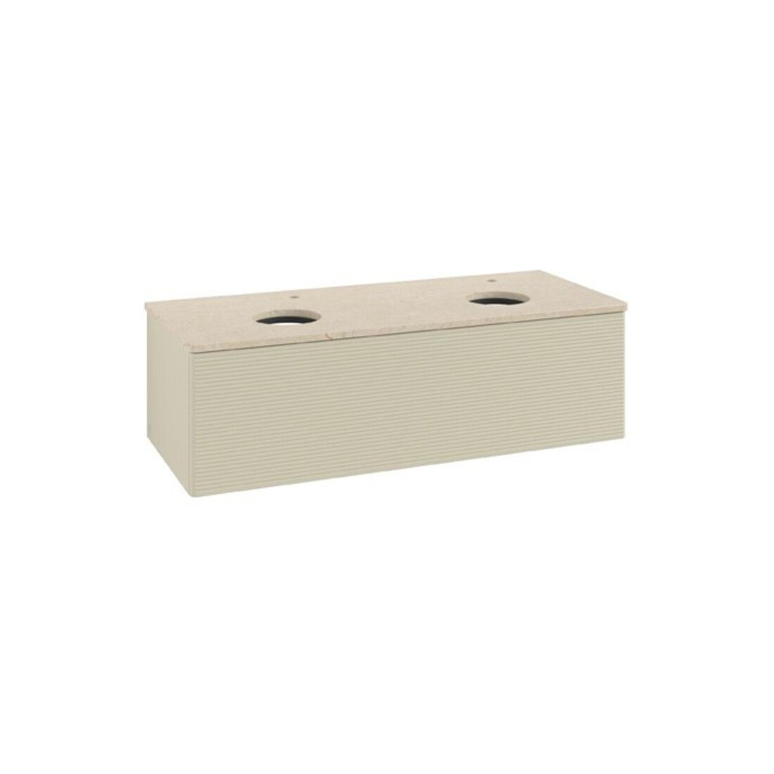 V&B Meuble sous lavabo avec structure de façade Antao 120x36x50cm, HL, WBP botti., si Gr m Lac