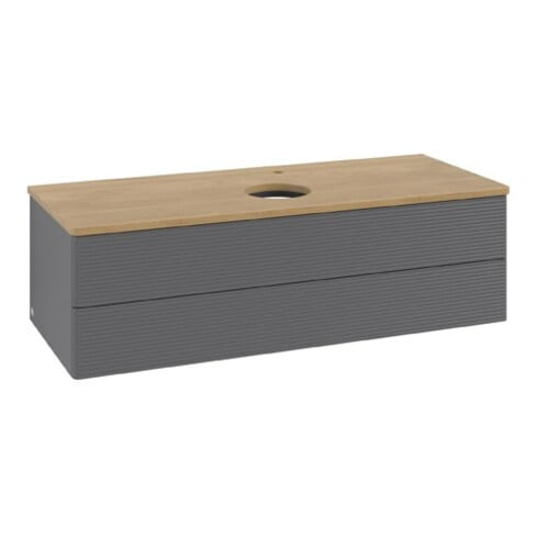 V&B Meuble sous-lavabo avec structure de façade Antao 120x36x50cm, HL, WBP hon. Oa, A m Lac