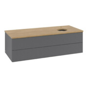 V&B Meuble sous lavabo avec structure de façade Antao 120x36x50cm, HL, WBP hon. Oa, A m Lac-3