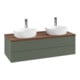 V&B Meuble sous lavabo avec structure de façade Antao 120x36x50cm, HL, WBP w wa, le gre. m Lac