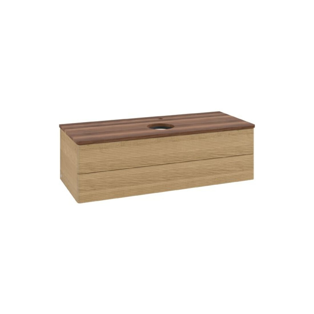 V&B Meuble sous-lavabo avec structure de façade Antao 120x36x50cm, HL, WBP w. wal, hon. Oa