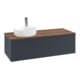V&B Meuble sous lavabo avec structure de façade Antao 120x36x50cm, HL, WBP w wal, md bl. m Lac
