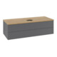 V&B Meuble sous lavabo avec structure de façade Antao 120x36x50cm, WBP chêne hon. Oa, anthracite m Lac-1