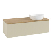 V&B Meuble sous-lavabo avec structure de façade Antao 120x36x50cm, WBP hon. Oa, si Gr m Lac-3