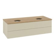 V&B Meuble sous lavabo avec structure de façade Antao 120x36x50cm, WBP hon. Oa, si Gr m Lac