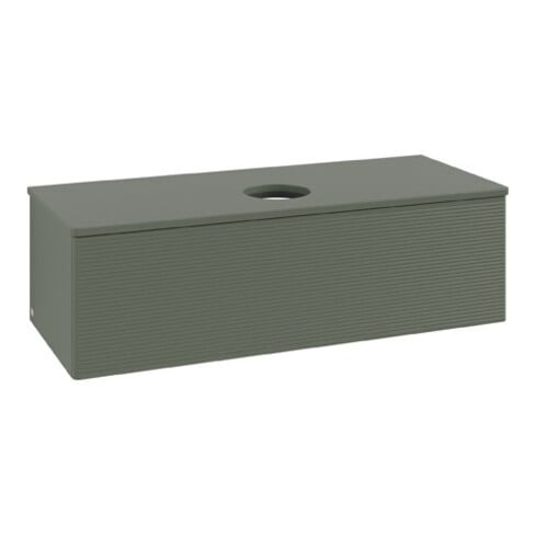V&B Meuble sous lavabo avec structure de façade Antao 120x36x50cm, WBP Lac, lea gre. m Lac