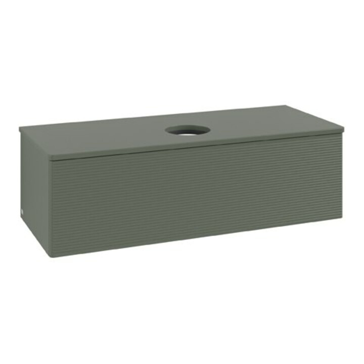 V&B Meuble sous lavabo avec structure de façade Antao 120x36x50cm, WBP Lac, lea gre. m Lac