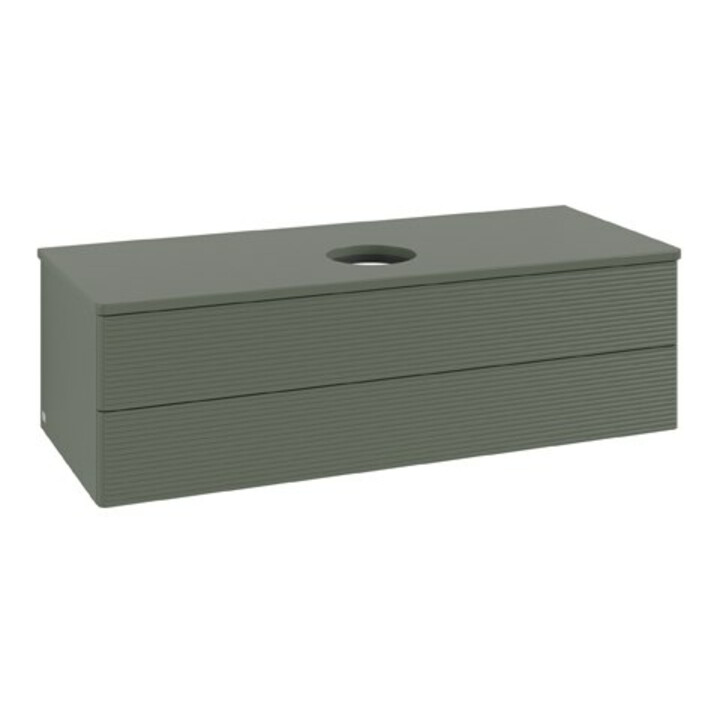 V&B Meuble sous lavabo avec structure de façade Antao 120x36x50cm, WBP Lac, lea gre. m Lac