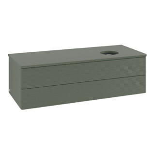V&B Meuble sous-lavabo avec structure de façade Antao 120x36x50cm, WBP Lac, lea gre. m Lac