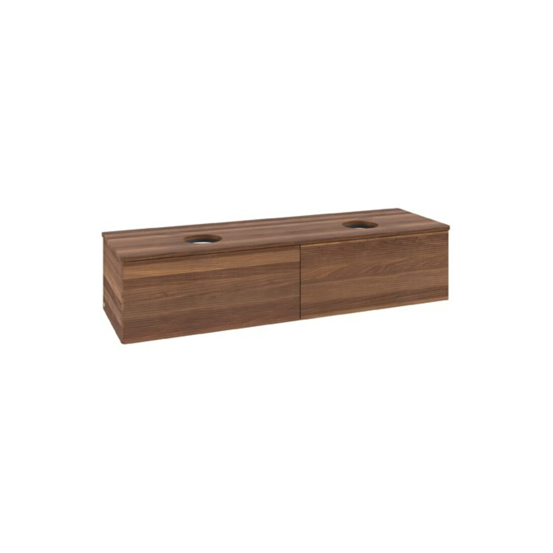 V&B Meuble sous-lavabo avec structure de façade Antao 160x36x50cm, couleur WBP w. noyer
