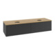 V&B Meuble sous-lavabo avec structure de façade Antao 160x36x50cm, WBP hon. Oa, bleu m Lac