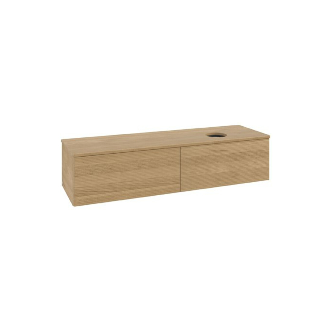 V&B Meuble sous-lavabo avec structure de façade Antao 160x50 cm, couleur WBP chêne miel, chêne miel