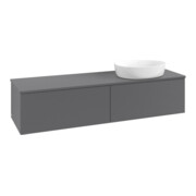 V&B Meuble sous lavabo avec structure de façade Antao 160x50 cm, couleur WBP Lac, Anthracite m Lac-4
