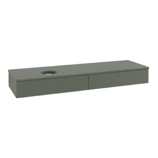 V&B Meuble sous-lavabo avec structure de façade Antao 160x50 cm, couleur WBP Lac, lea gre. m Lac