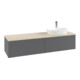 V&B Meuble sous lavabo avec structure de façade Antao 160x50 cm, HL, WBP botti., Anthracite mat Lac-3