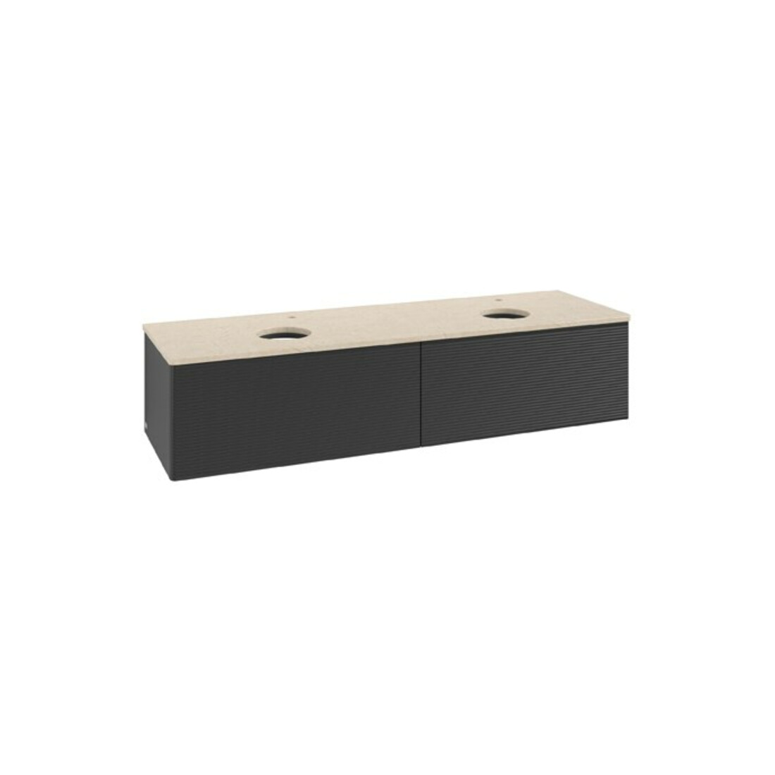 V&B Meuble sous-lavabo avec structure de façade Antao 160x50 cm, HL, WBP botti., bleu m Lac