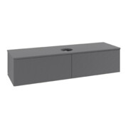 V&B Meuble sous lavabo avec structure de façade Antao 160x50cm, couleur WBP Lac, anthracite m Lac-3