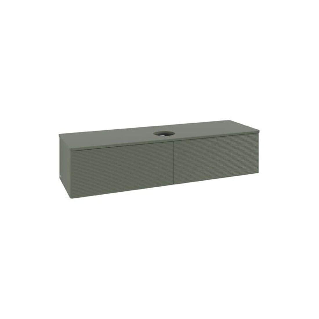 V&B Meuble sous lavabo avec structure de façade Antao 160x50cm, couleur WBP Lac, lea gre. m Lac