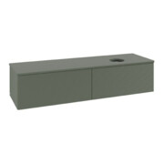 V&B Meuble sous-lavabo avec structure de façade Antao 160x50cm, couleur WBP Lac, lea gre. m Lac