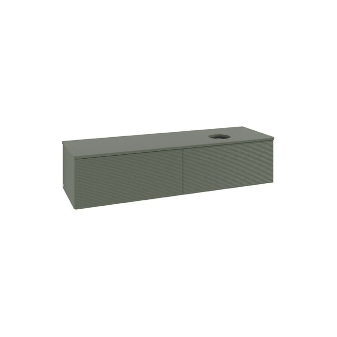 V&B Meuble sous-lavabo avec structure de façade Antao 160x50cm, couleur WBP Lac, lea gre. m Lac