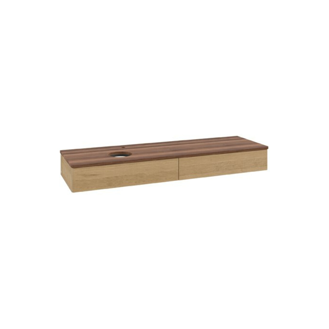 V&B Meuble sous lavabo avec structure de façade Antao 160x50cm, HL, couleur WBP blanc wal, hon. Oa