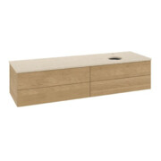 V&B Meuble sous lavabo avec structure de façade Antao 160x50cm, HL, couleur WBP botti., chêne hon.