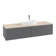 V&B Meuble sous-lavabo avec structure de façade Antao 160x50cm, HL, WBP botti., Anthrac. m Lac-4