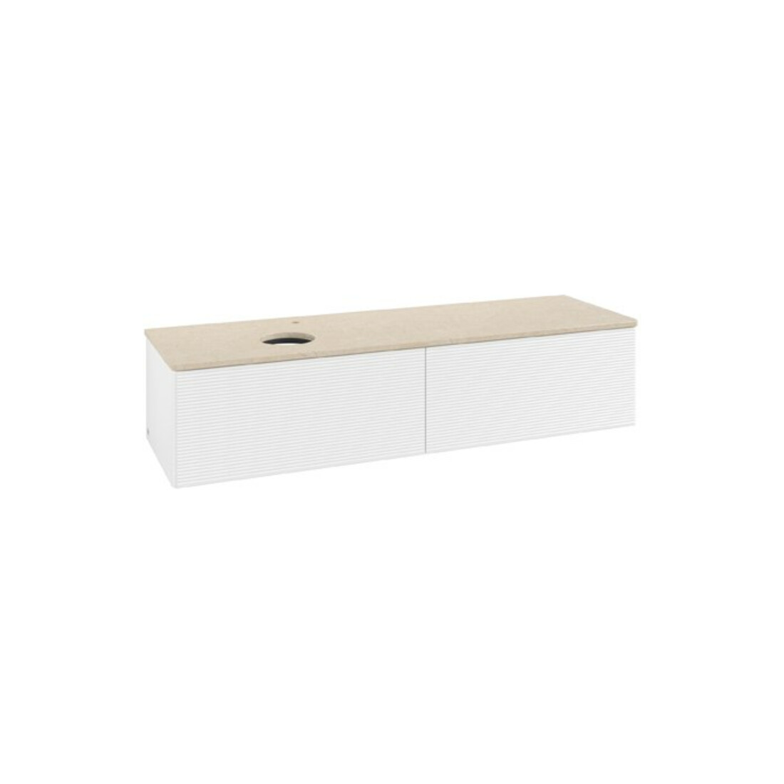 V&B Meuble sous lavabo avec structure de façade Antao 160x50cm, HL, WBP botti., blanc mat Lac