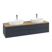 V&B Meuble sous lavabo avec structure de façade Antao 160x50cm, HL, WBP chêne hon. Oa, md bl. m Lac-4