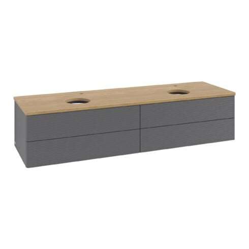 V&B Meuble sous-lavabo avec structure de façade Antao 160x50cm, HL, WBP hon. Oa, A m Lac