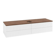 V&B Meuble sous lavabo avec structure de façade Antao 160x50cm, HL, WBP w. wal, blanc m Lac