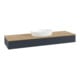 V&B Meuble sous-lavabo avec structure de façade Antao 160x50cm, WBP chêne hon. Oa, avec bleu m Lac-3