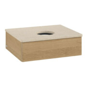 V&B Meuble sous lavabo avec structure de façade Antao 60x19x50cm, couleur WBP botti., chêne miel-4