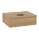 V&B Meuble sous lavabo avec structure de façade Antao 60x19x50cm, couleur WBP chêne miel-3