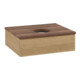 V&B Meuble sous-lavabo avec structure de façade Antao 60x19x50cm, couleur WBP chêne miel-4