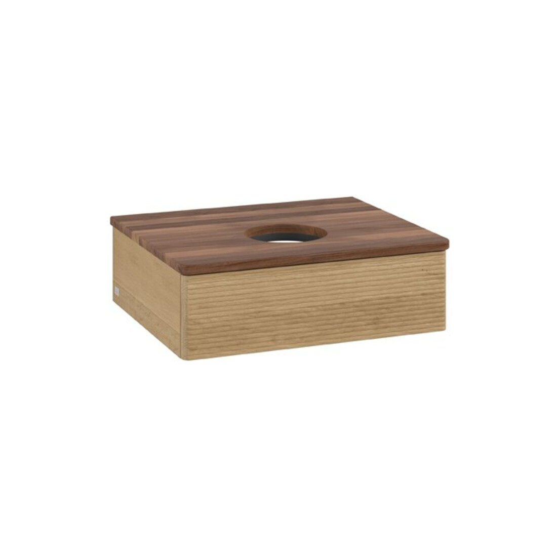 V&B Meuble sous-lavabo avec structure de façade Antao 60x19x50cm, couleur WBP chêne miel