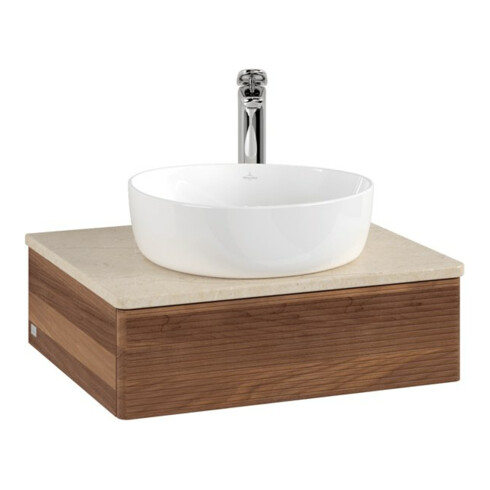 V&B Meuble sous-lavabo avec structure de façade Antao 60x19x50cm, HL, couleur WBP botti., w. wal