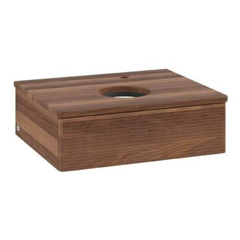 V&B Meuble sous lavabo avec structure de façade Antao 60x19x50cm, HL, couleur WBP w. wal, w. wal