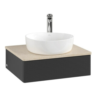 V&B Meuble sous lavabo avec structure de façade Antao 60x19x50cm, HL, WBP botti., bleu m Lac